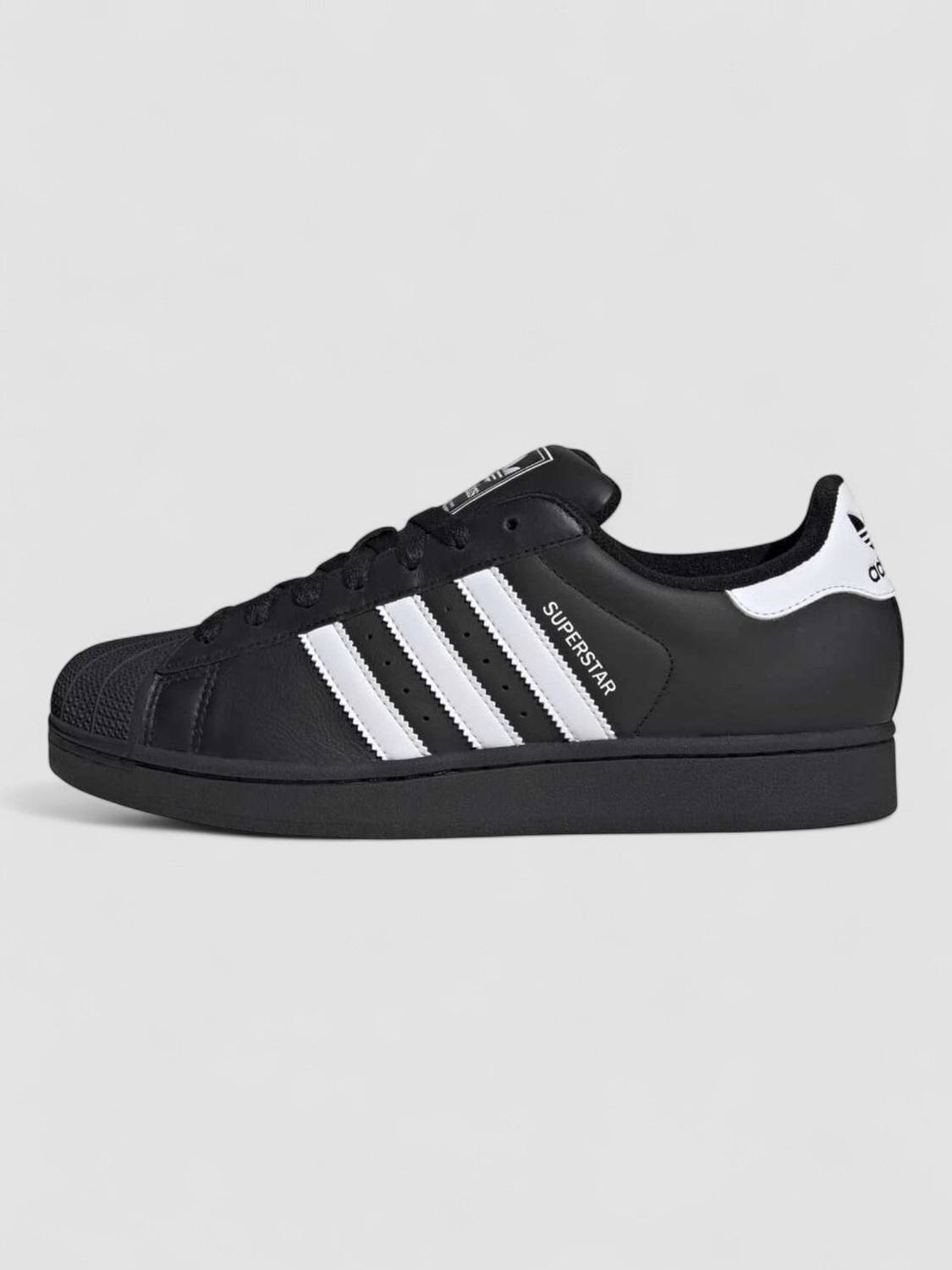 Adidas Originals Superstar II Black Unisex Sneakers - Image 3