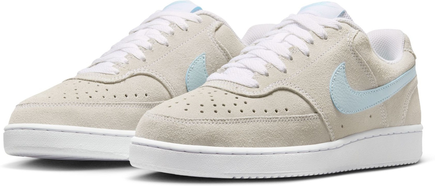 Image of NIKE Court Vision Low SD Premium Sneakers For Women (White, 7)