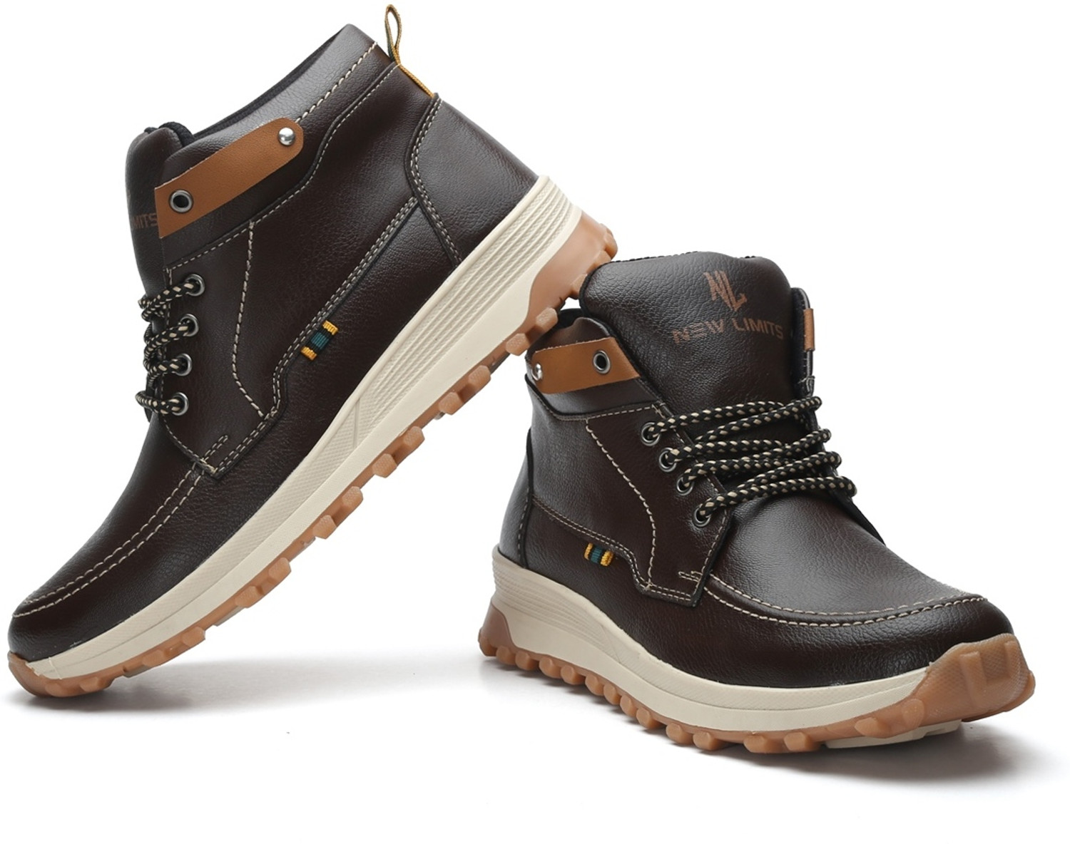 Image of NEW LIMITS Grip Casual Boots For Men | Synthetic Leather | Anti-Slip Sole Boots For Men