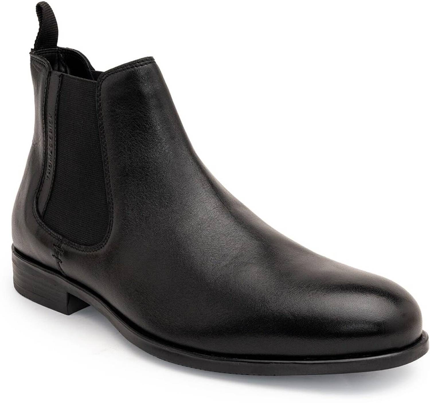 Thomas Crick Premium Leather Pull Tab Chelsea Boots For Men - Image 1