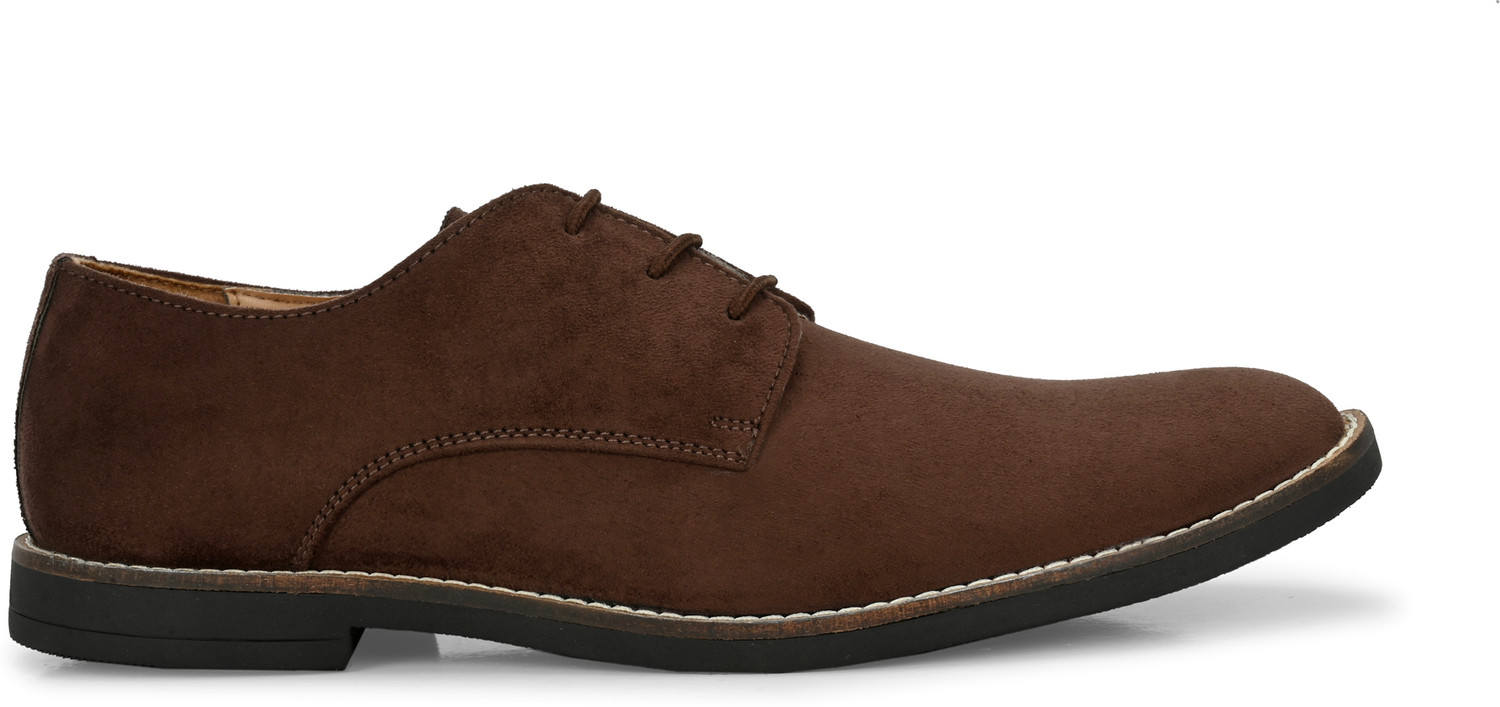 Image of Hirel's Suede Derby Casuals For Men