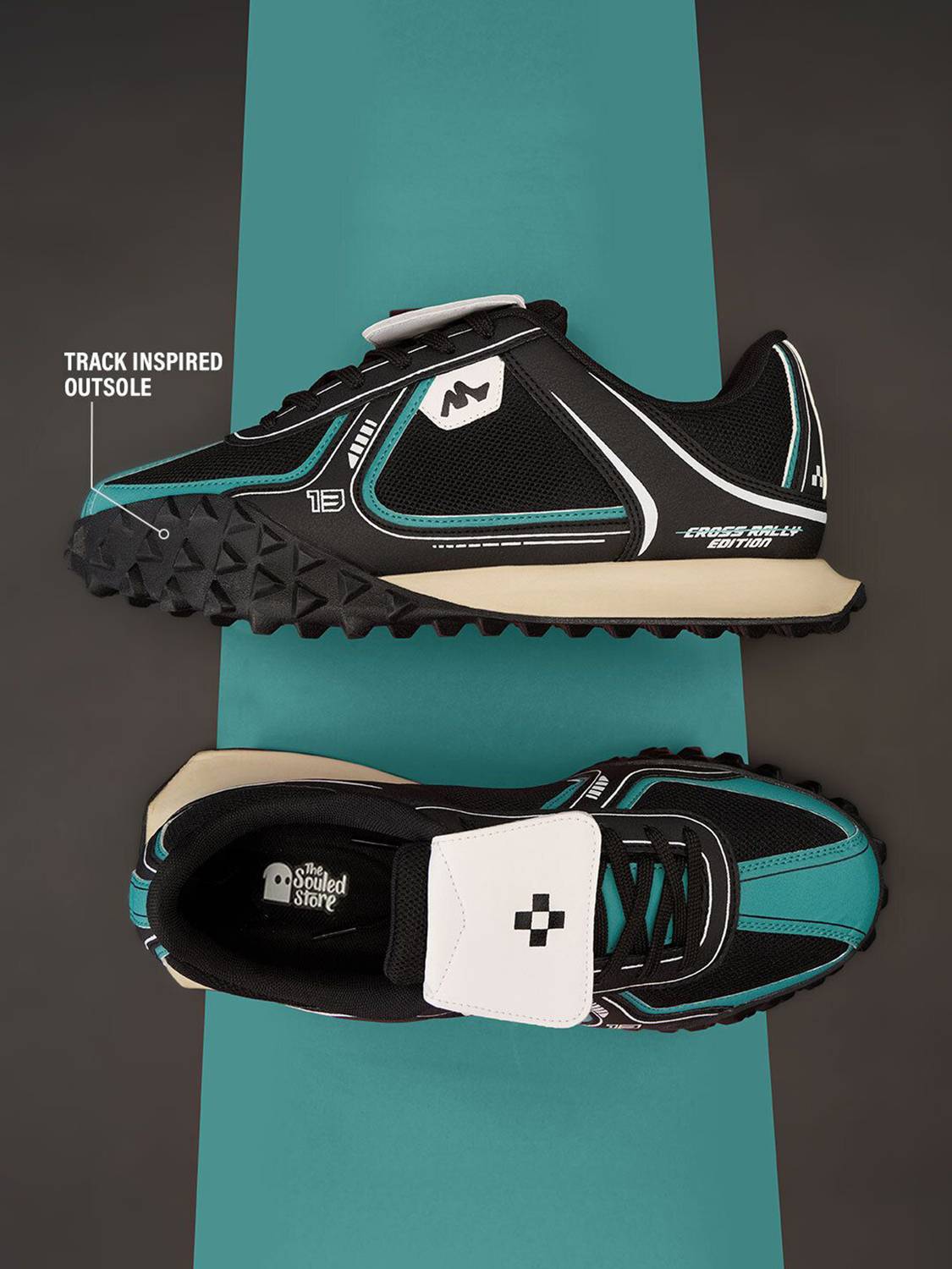 The Souled Store Men's Black Sneakers - Image 4