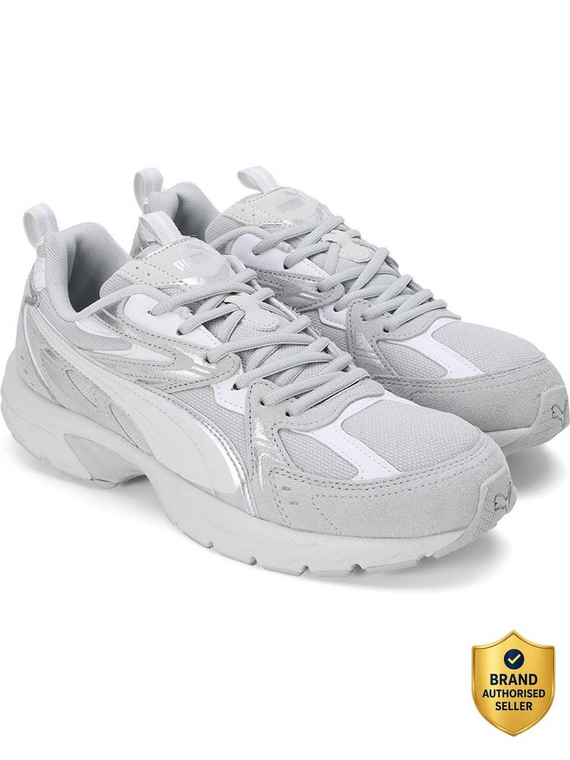PUMA Milenio Tech Suede Gray Men's Sneakers - Image 1
