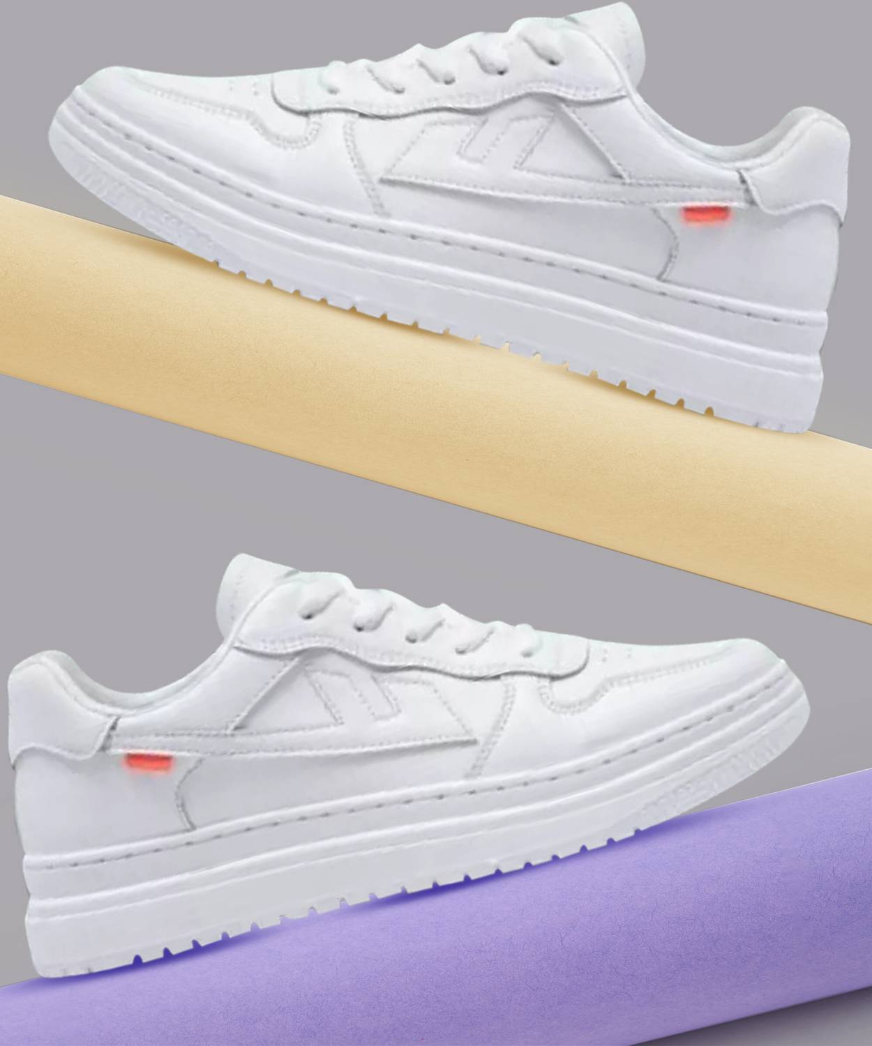 aadi Men's White Sneakers - Image 2