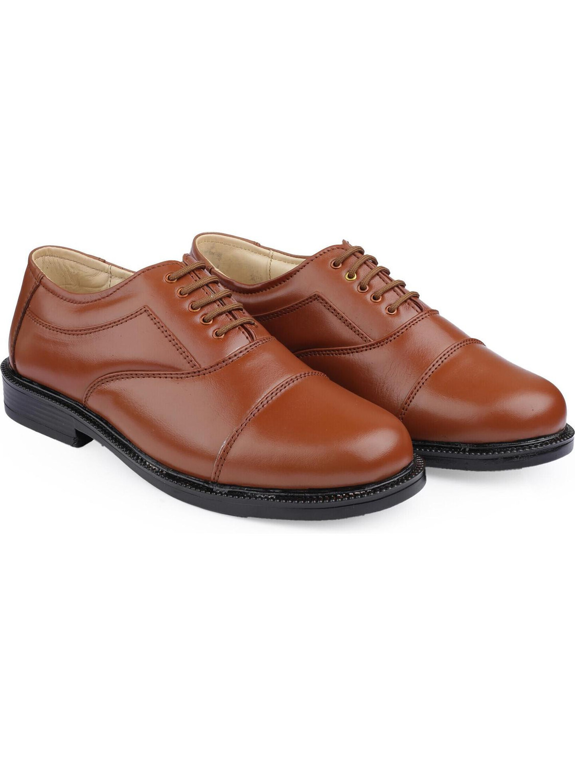 Image of Sucab Leather oxford red police shoes service shoes for men Oxford For Men