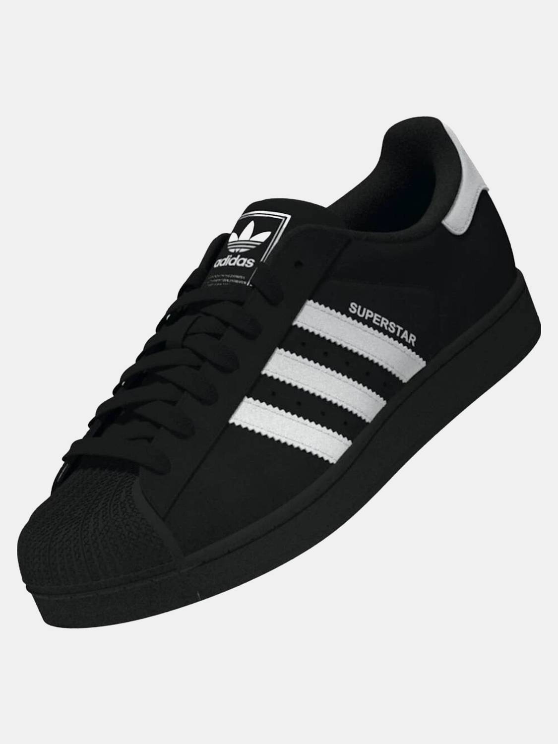 Adidas Originals Superstar II Black Unisex Sneakers - Image 5