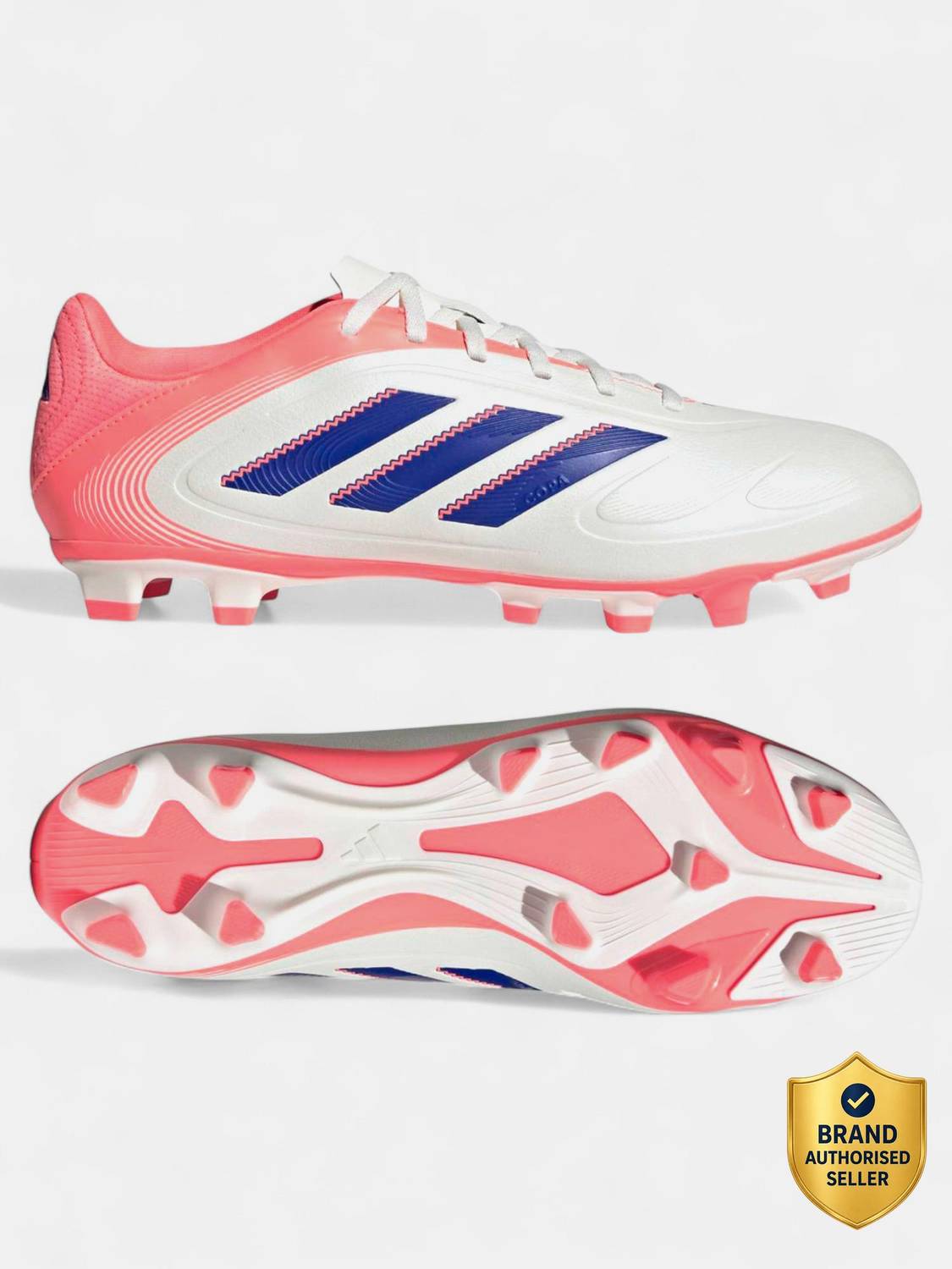 Adidas Copa Pure III Club FG/MG Football Shoes For Men, White - Image 1
