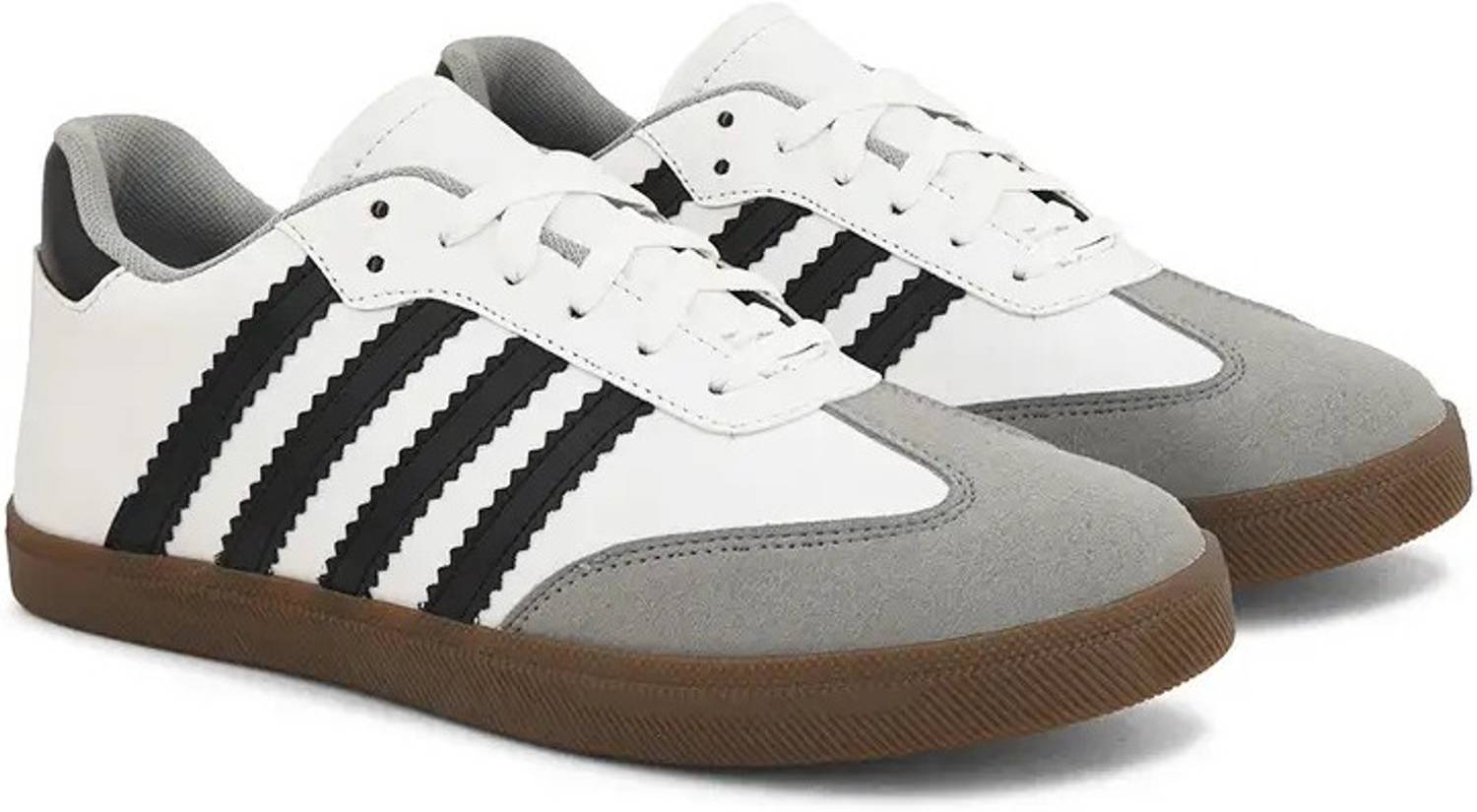 White & Black Casual Sneakers For Men | Lightweight Shoes | Men's Shoes Sneakers For Men - Image 2