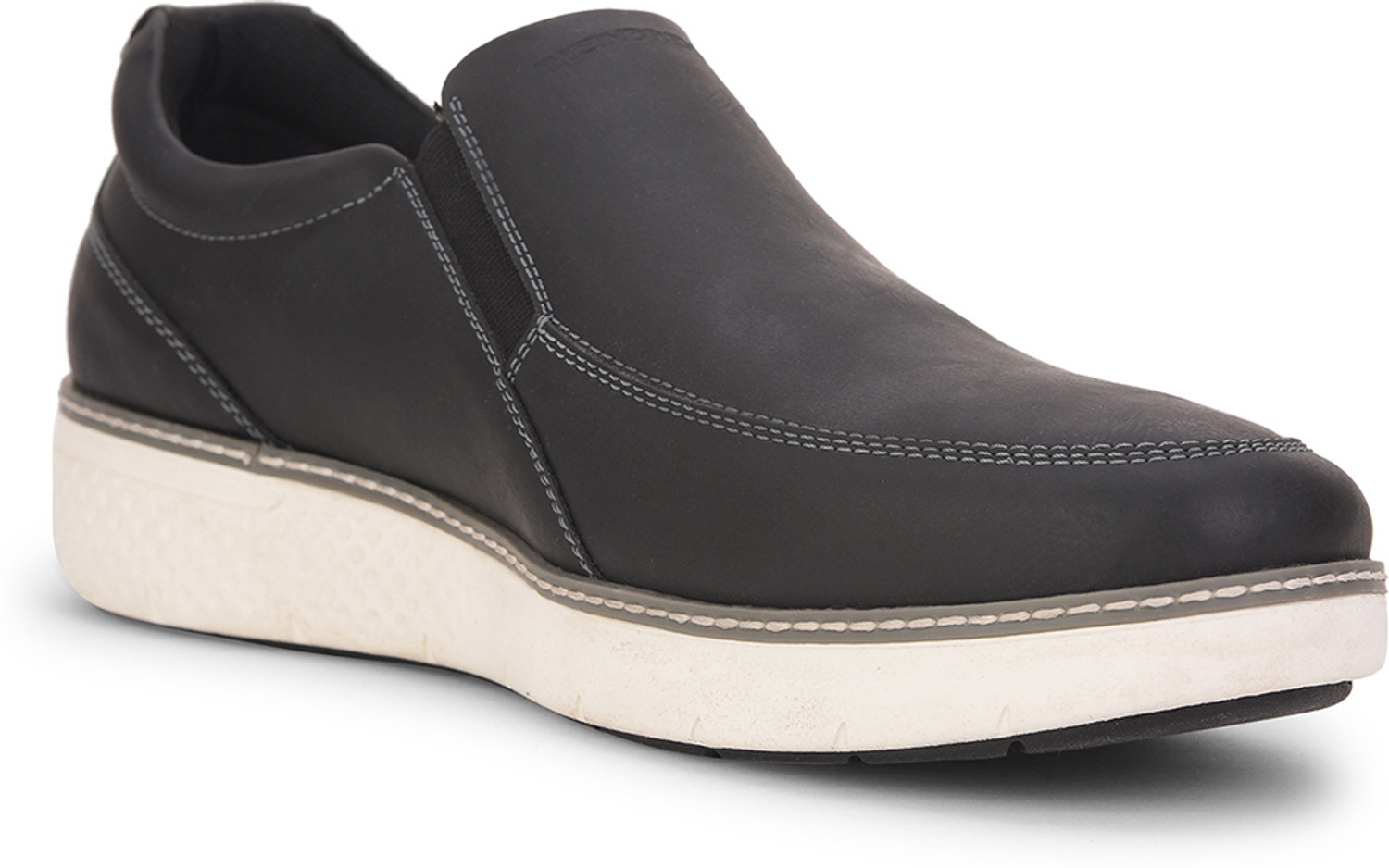 Image of Weinbrenner Bta Mens Black Slipon Style with Comfort and Elegance Perfect for Casual Casuals For Men