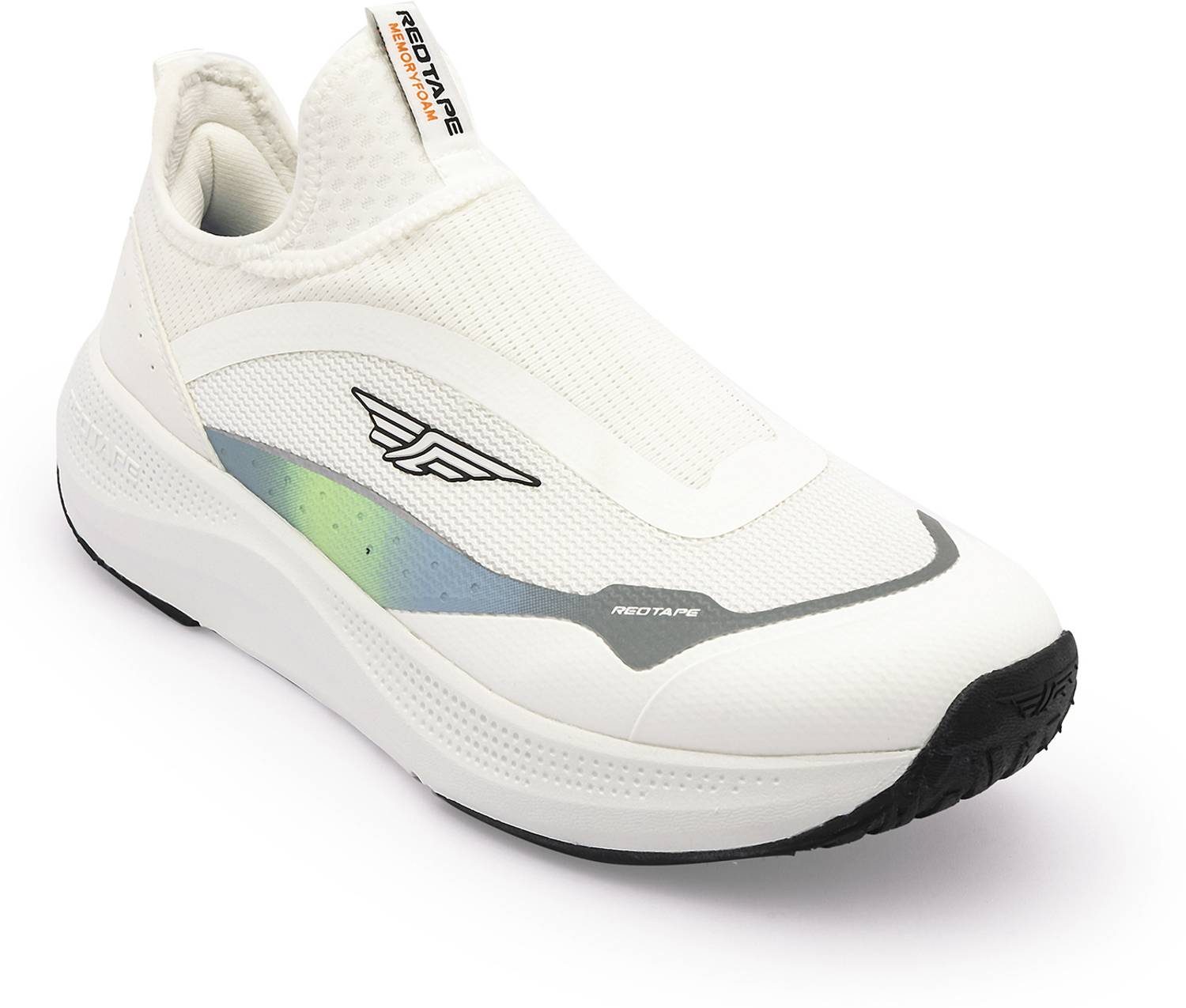 RED TAPE Low Cut Walking Slip-On for Men White