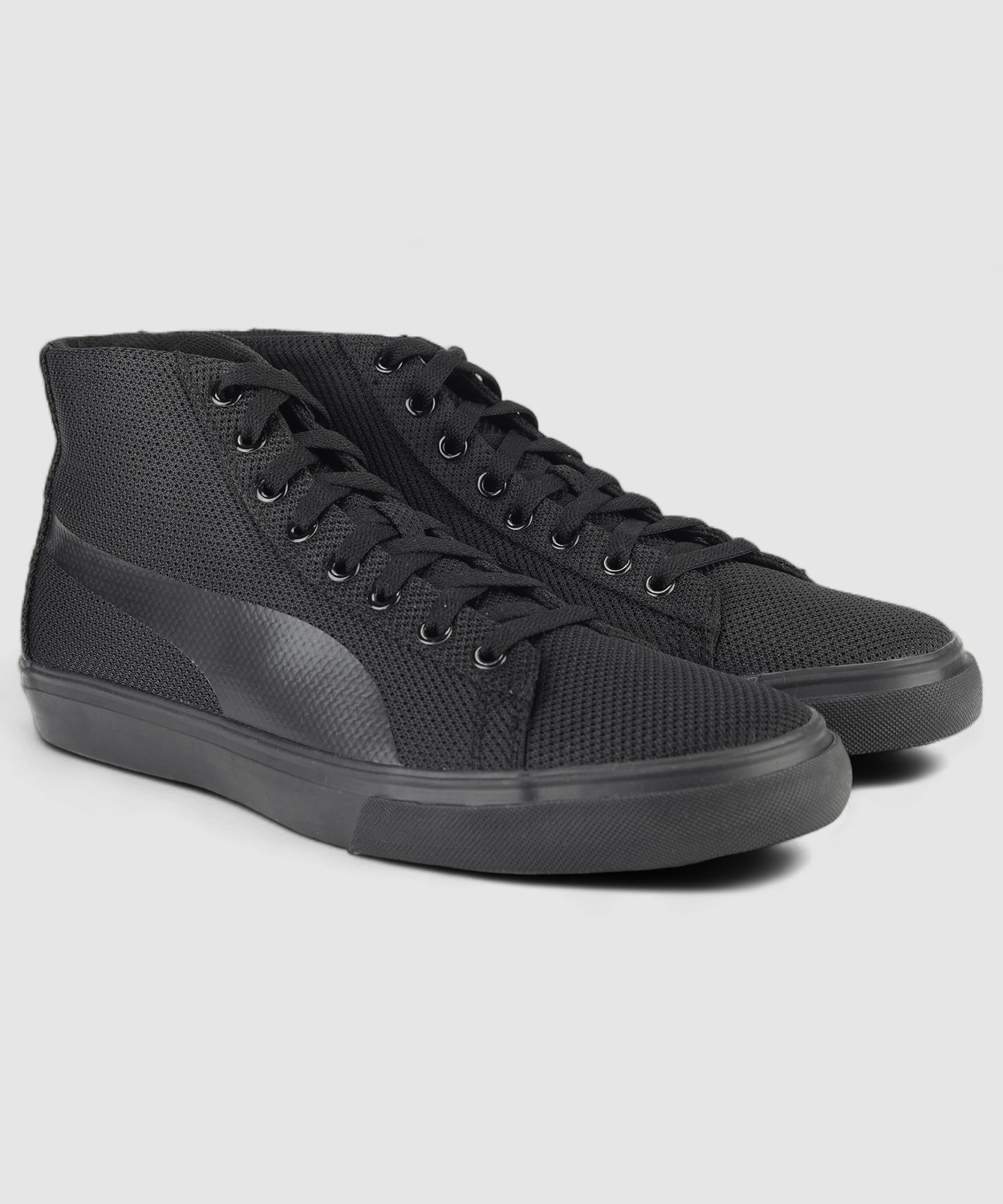 Image of PUMA Troop Mid Knit Sneakers For Men