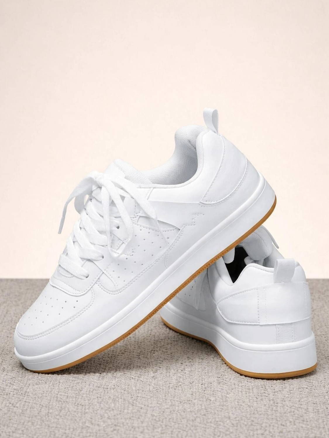 AMICO Trendy Sneakers For Men White - Image 4