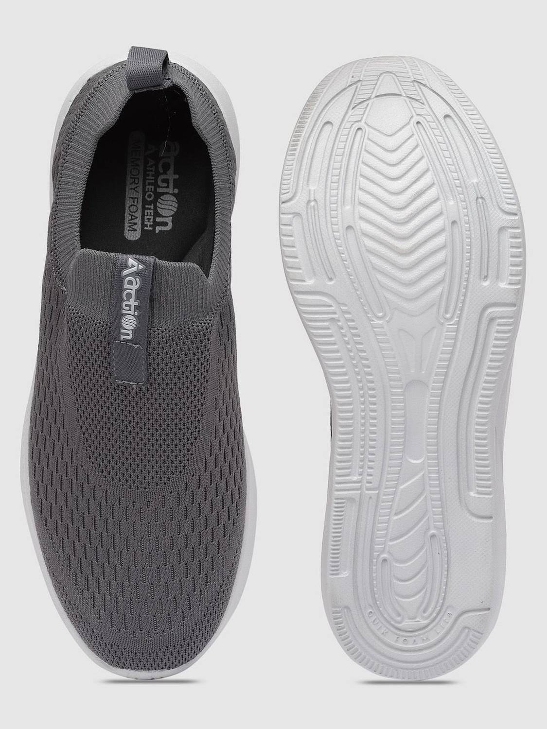 action Athleo WALKER-101 Men's Sports Slip-On Running Shoes - Image 4
