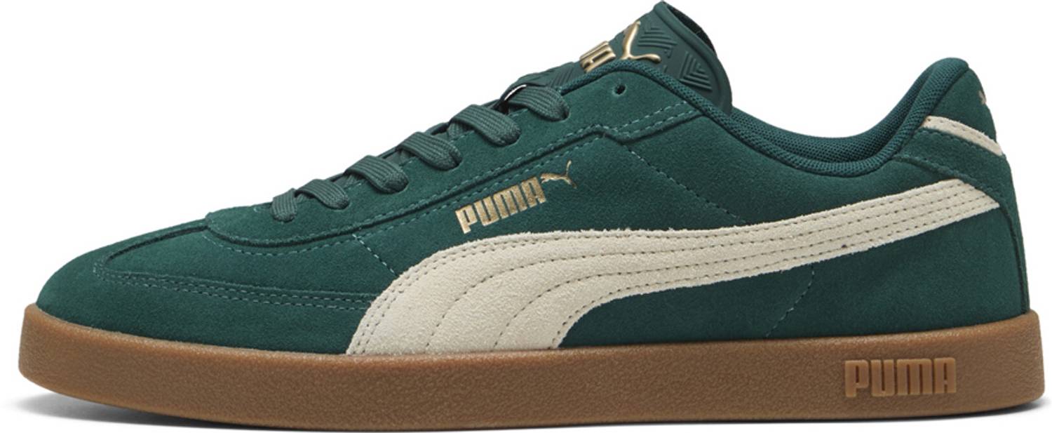 PUMA Club II Era Suede Sneakers For Men Green - Image 1