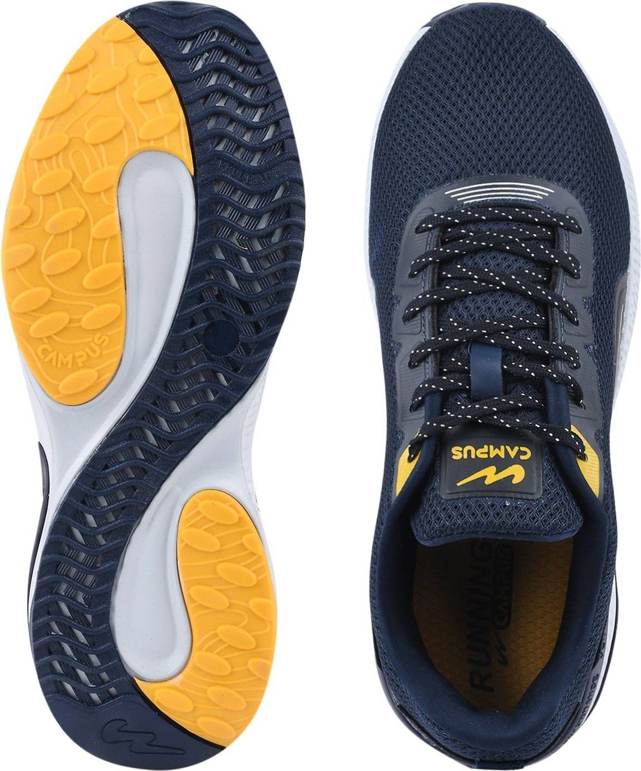 CAMPUS CAMP-HUSTUN Blue Running Shoes For Men - Image 5