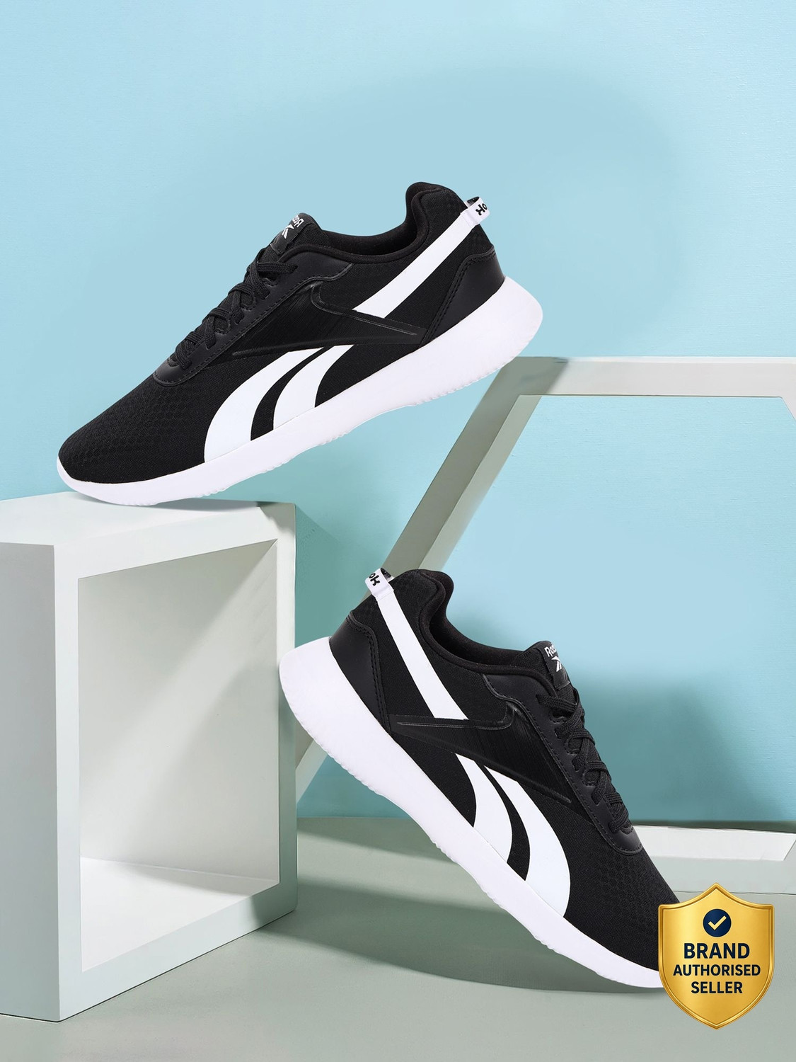 Image of REEBOK Stridium 2.0 Running Shoes For Women (Black, 4)