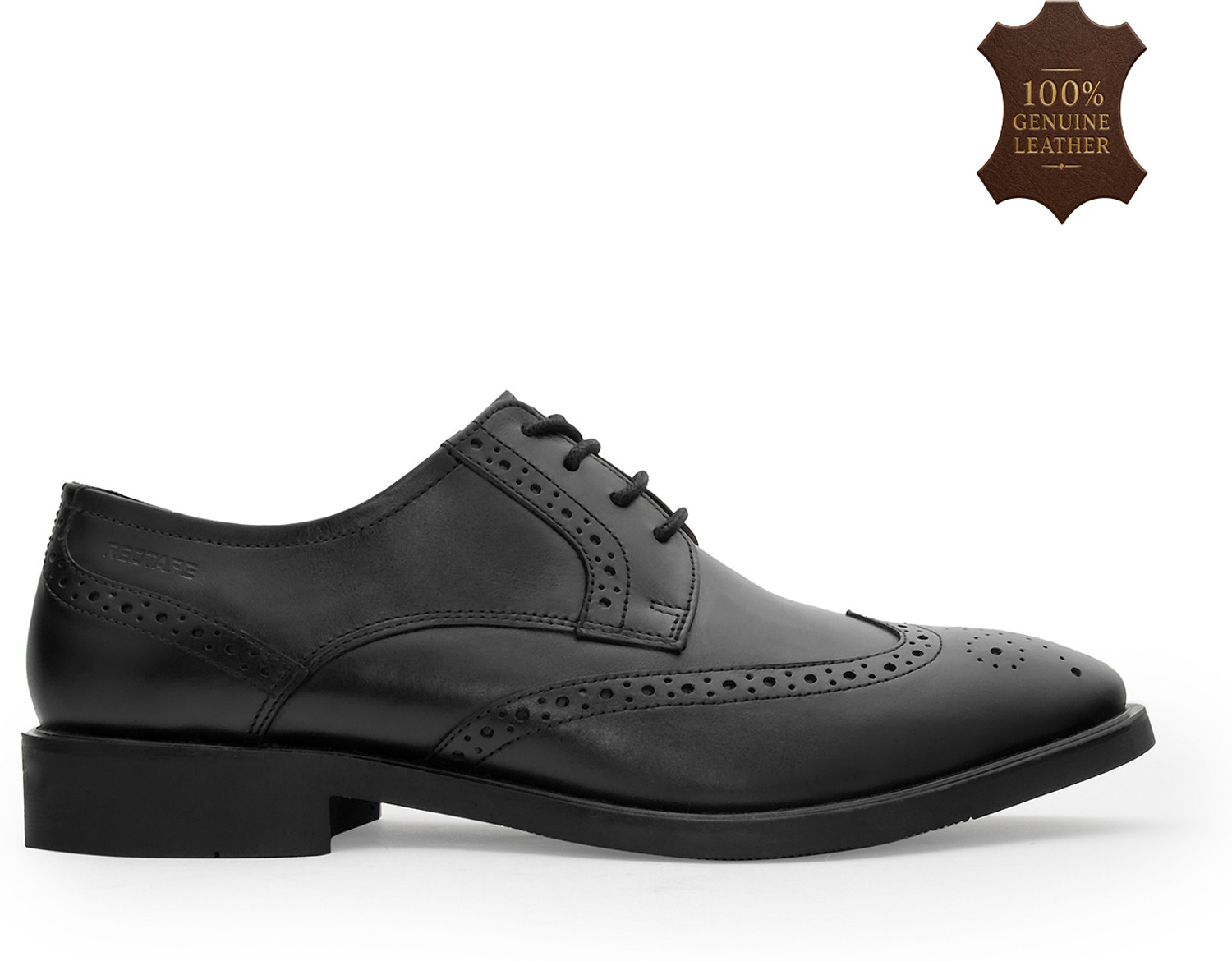 Image of RED TAPE Men's Leather Brogue Derby Shoes for Refined Daily Formal Style Derby For Men
