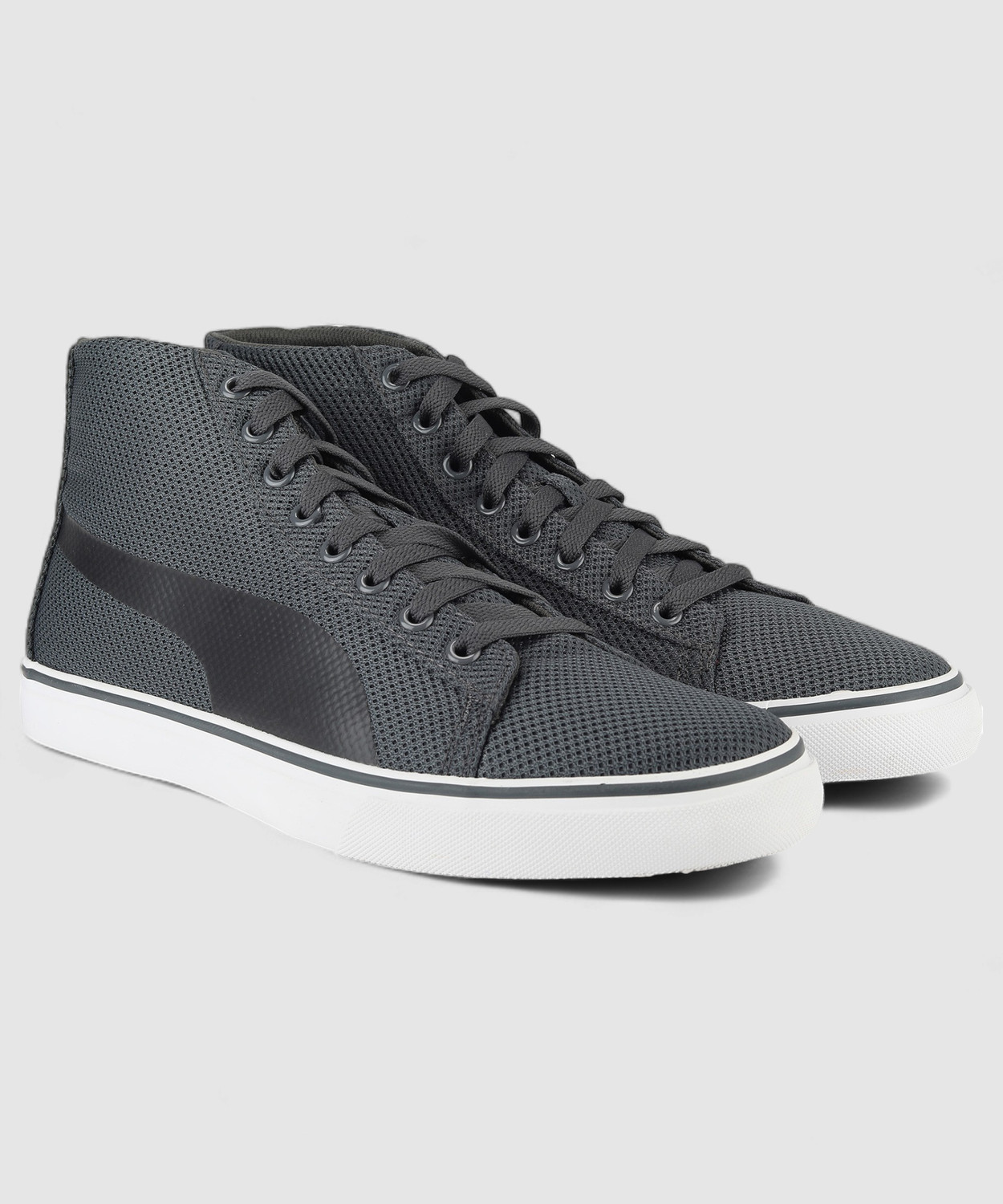 Image of PUMA Troop Mid Knit Sneakers For Men