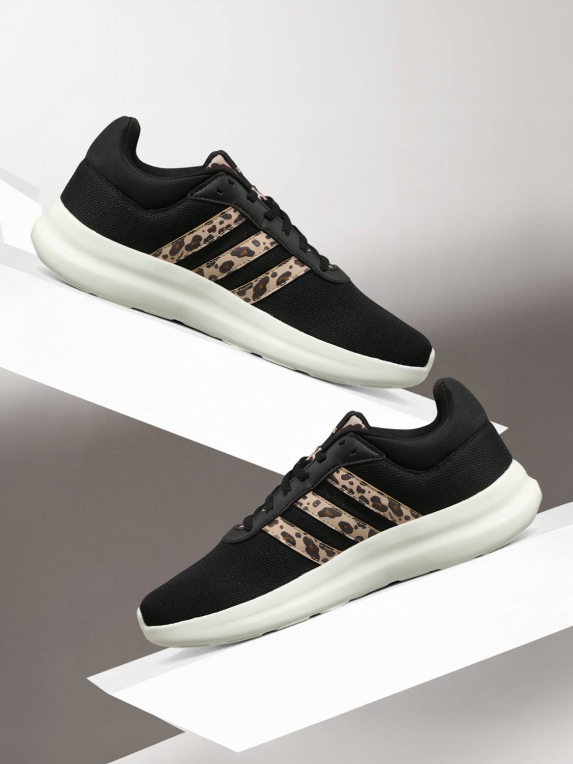 adidas Lite Racer 4.0 Running Shoes For Women (Black , 4)