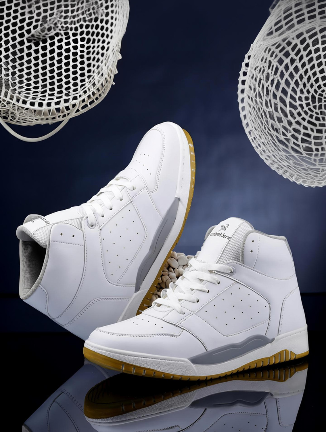 Image of kardam&sons kardam&sons luxury fashionable Stylish Light Weight Sneakers white Boots For Men