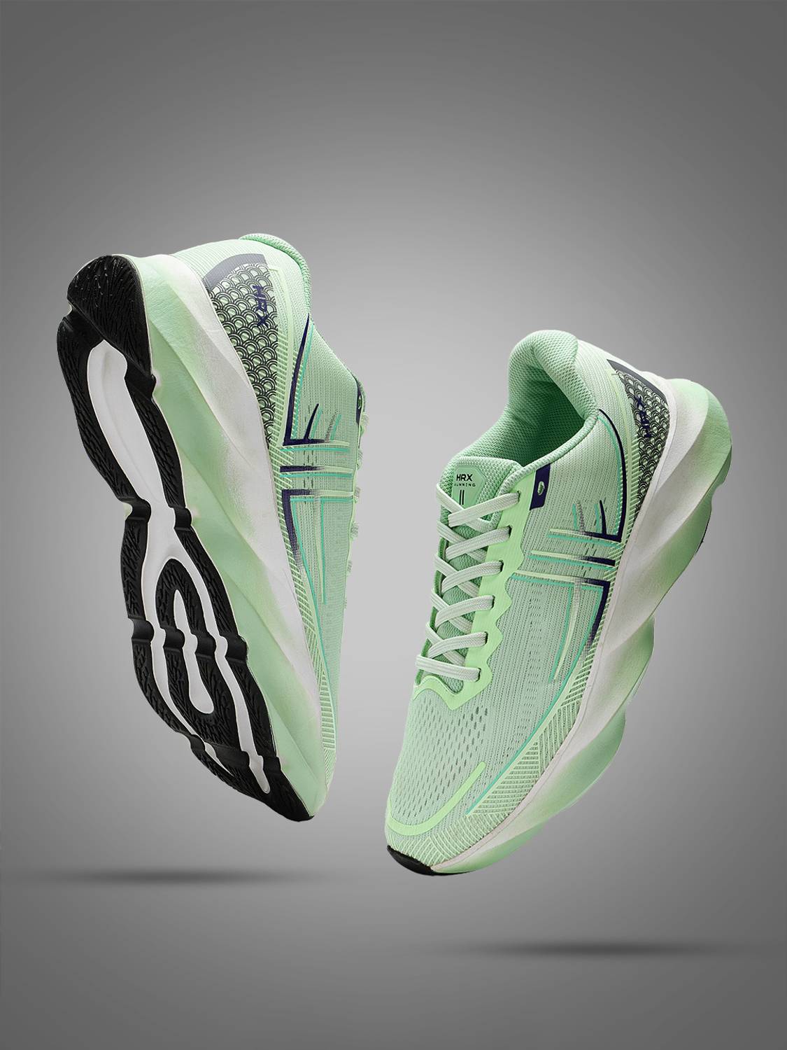 HRX by Hrithik Roshan Men's Green Sneakers