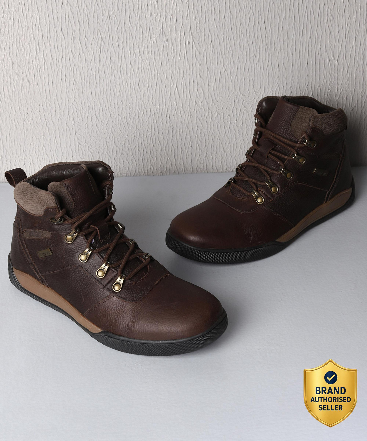 RED CHIEF Genuine Leather Casual Boots for Men Brown RC3841 003 Boots For Men