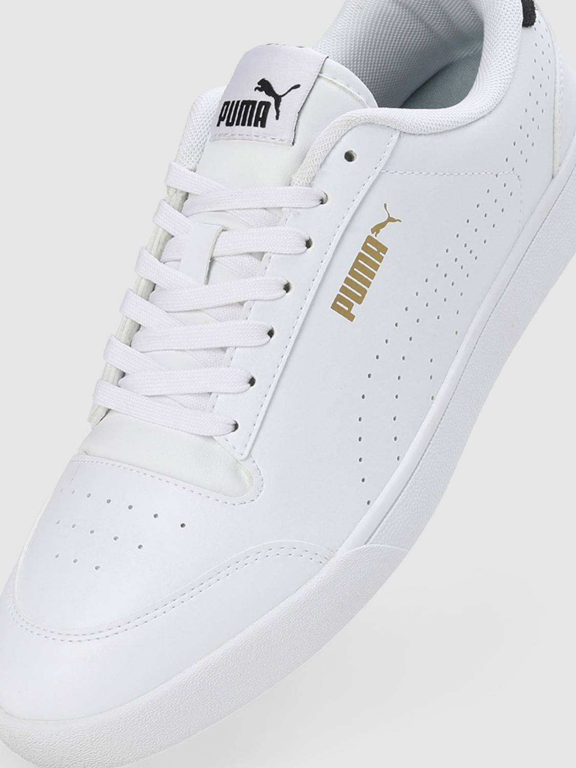 PUMA Shuffle Perf Sneakers For Men White - Image 4