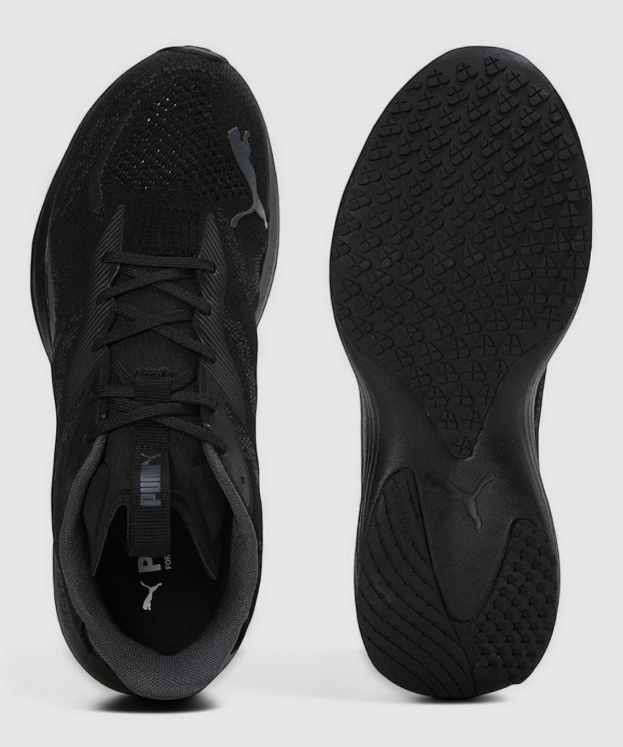 PUMA Scend Pro HeatStride Black Running Shoes - Image 5