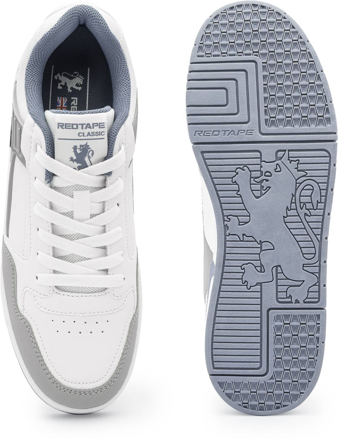 RED TAPE Men's Low Cut Sneaker in Blue Grey - Image 5