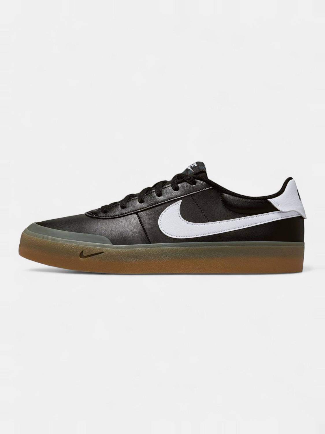 NIKE COURT SHOT Men's Black Sneakers - Image 2
