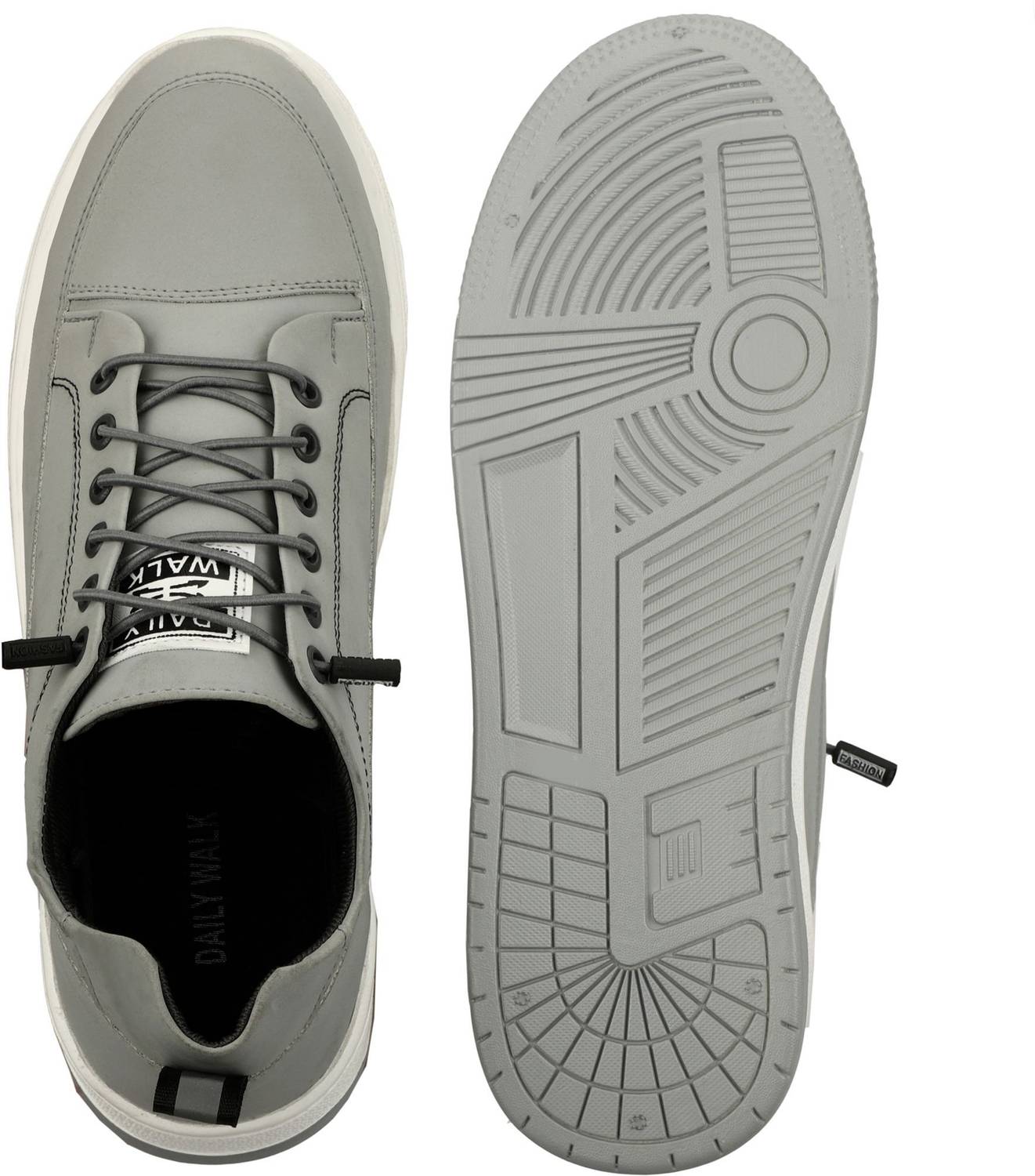 Daily Walk Gray Sneakers for Men - Image 4