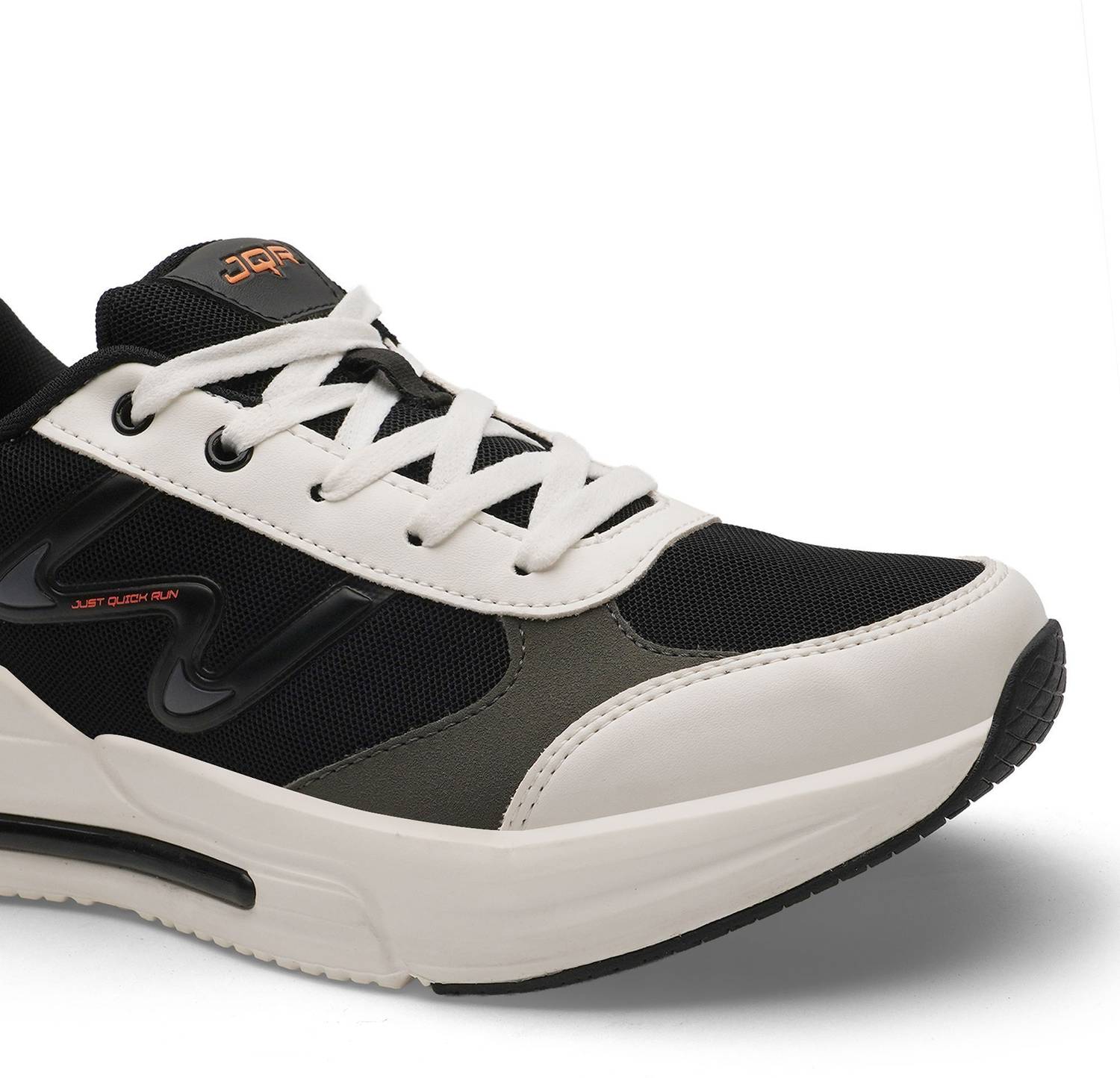 JQR MOROCCO Men's Black Sneakers - Image 4