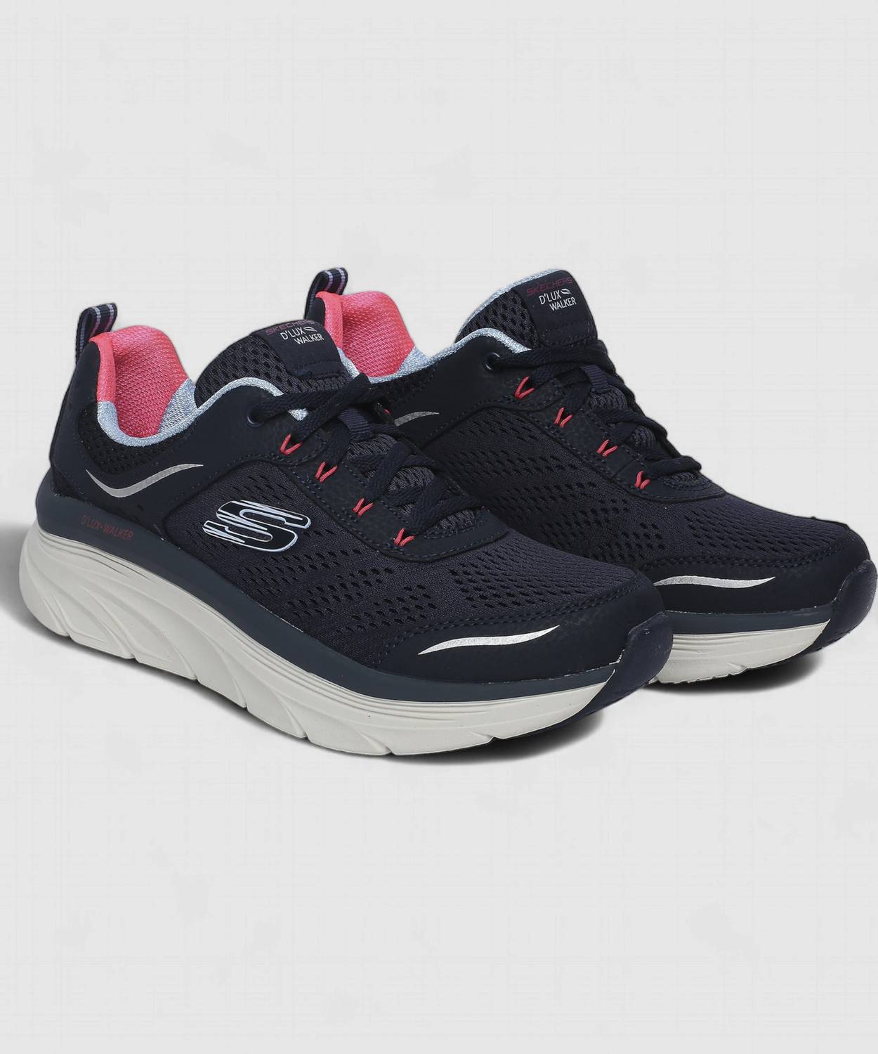 Skechers D'Lux Walker-Infinite Motion Casuals For Women (Navy , 3