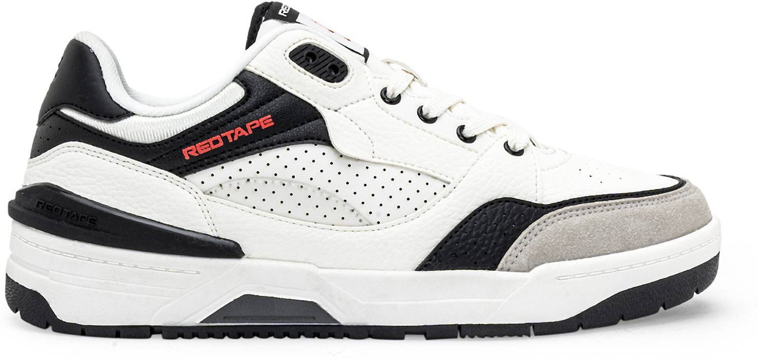 RED TAPE Black and White Men's Shoes - Image 2