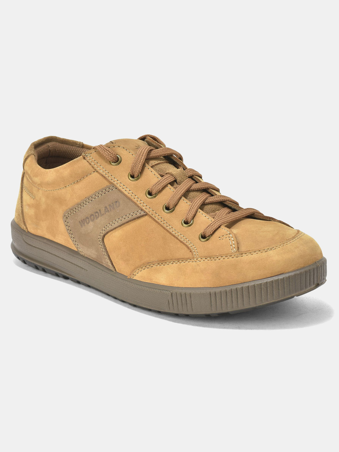 Image of WOODLAND Lace Up Lightweight Breathable Comfortable Daily Use Casuals For Men