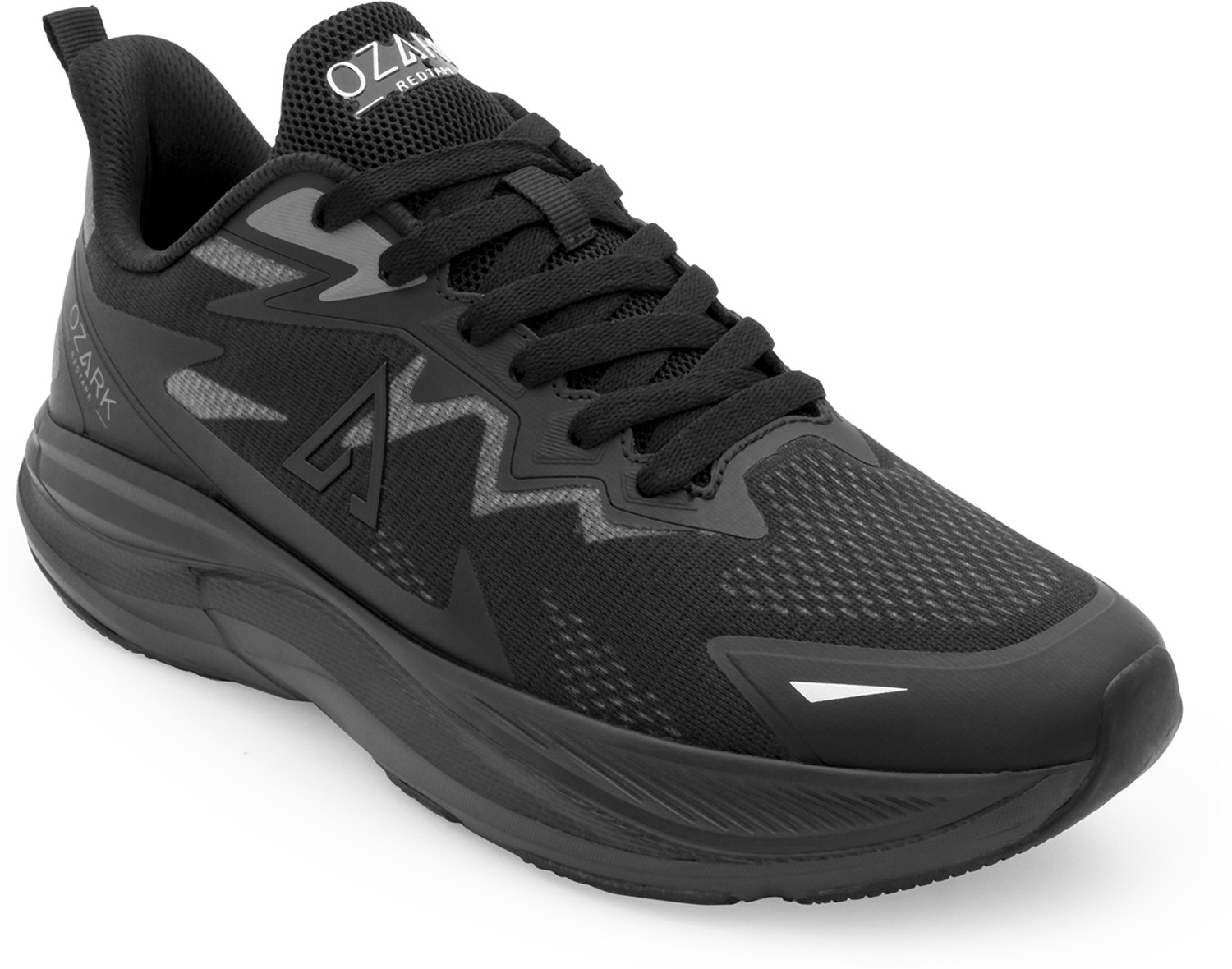 Image of RED TAPE Ozark Trail Running Shoes | Rugged Outdoor Comfort Running Shoes For Men (Black, Black, 10)
