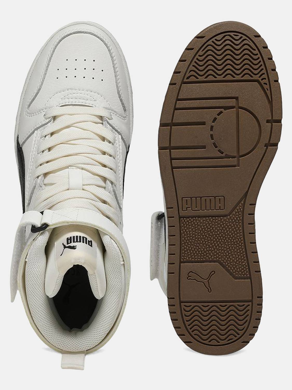 PUMA Court Shatter Mid White Men's Sneakers - Image 5