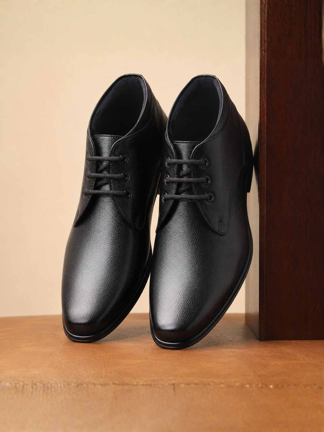 Image of Zixer MENS WEAVE CROC TEXTURE SYNTHETIC LEATHER FORMAL SHOE FOR MEN OFFICE PARTY BIKE Lace Up For Men