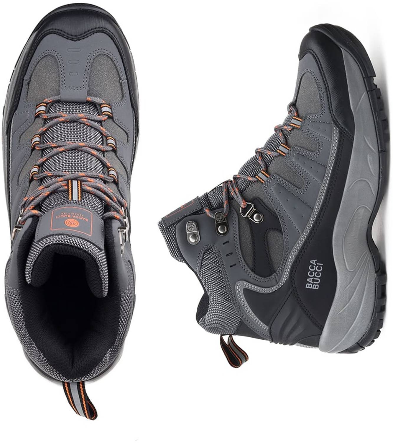 bacca bucci Expedition Boots for Men, Gray - Image 5