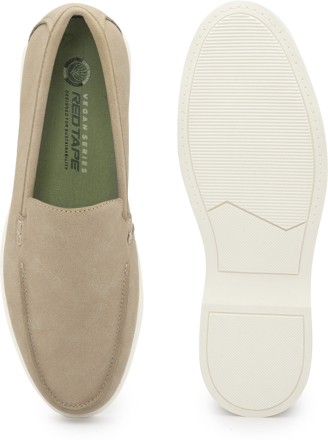 Image of RED TAPE Vegan Loafer Shoes| Low-Cut Formal Dress Shoes Slip On For Men