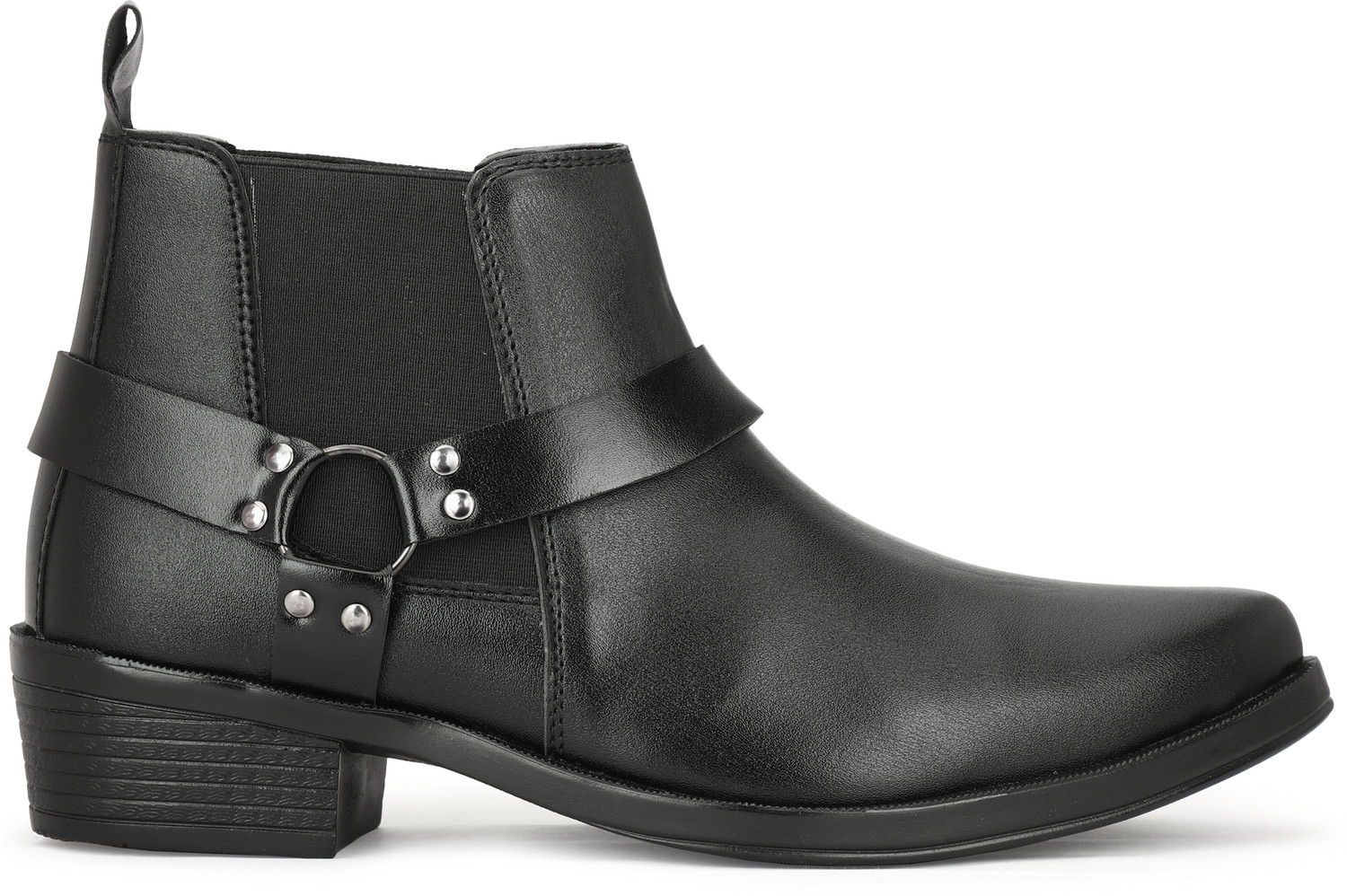 Image of Retro King Chelsea boots for Men|Full Grain Synthetic |Smart Casual Office Boots For Men