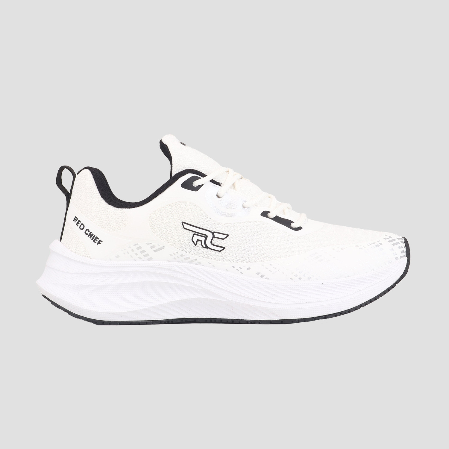 Image of RED CHIEF SonicPulse Running Shoes For Men (White, 7)