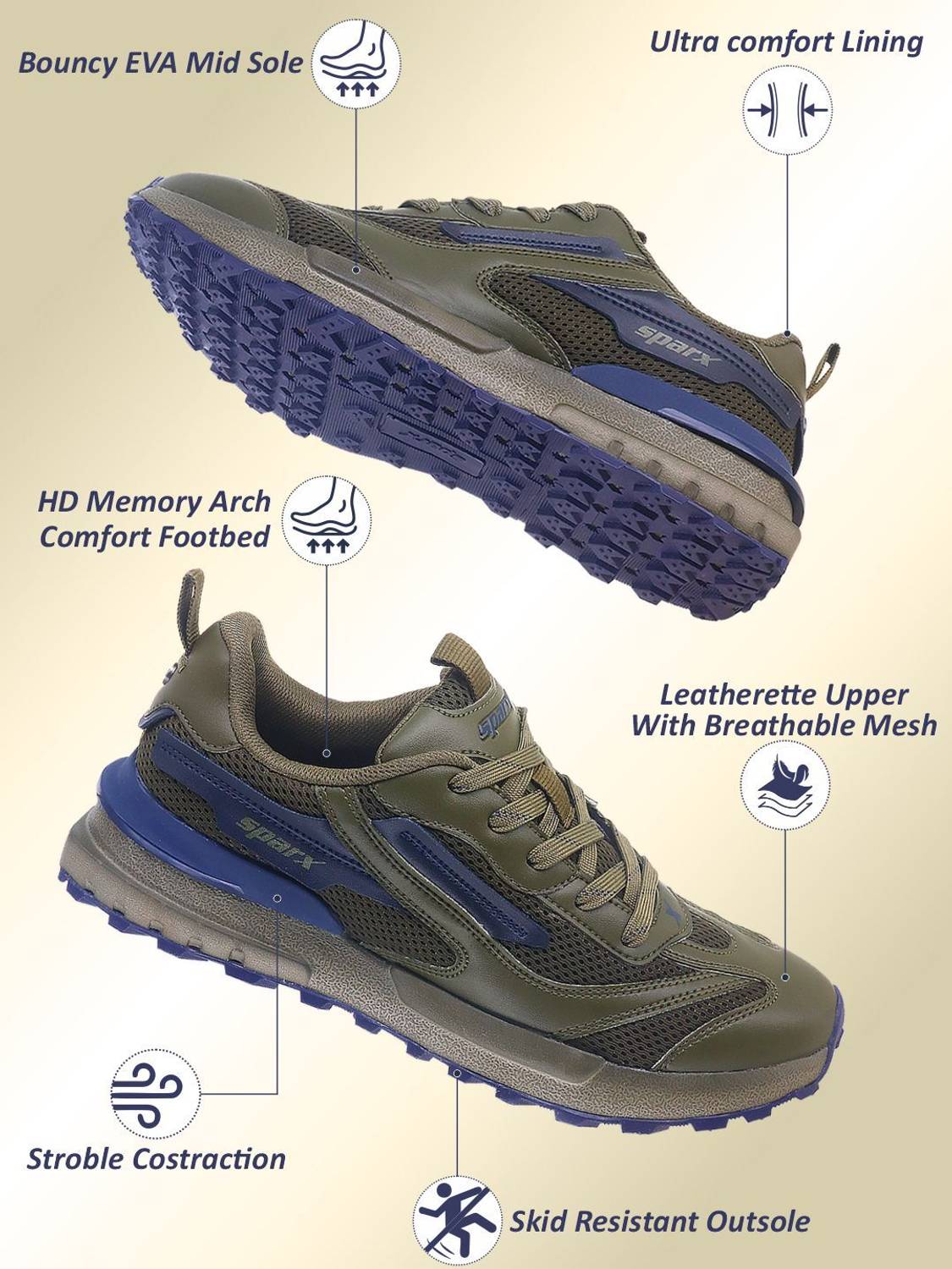 Sparx SM 9087 Men's Walking Shoes - Image 5