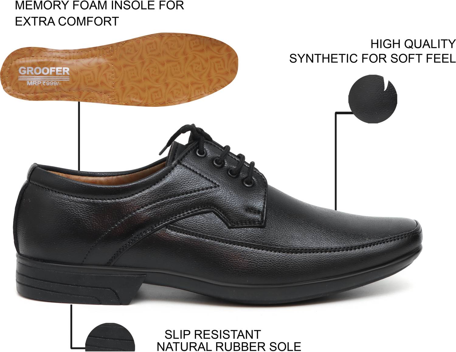 Groofer Men's Formal Shoes - Image 2