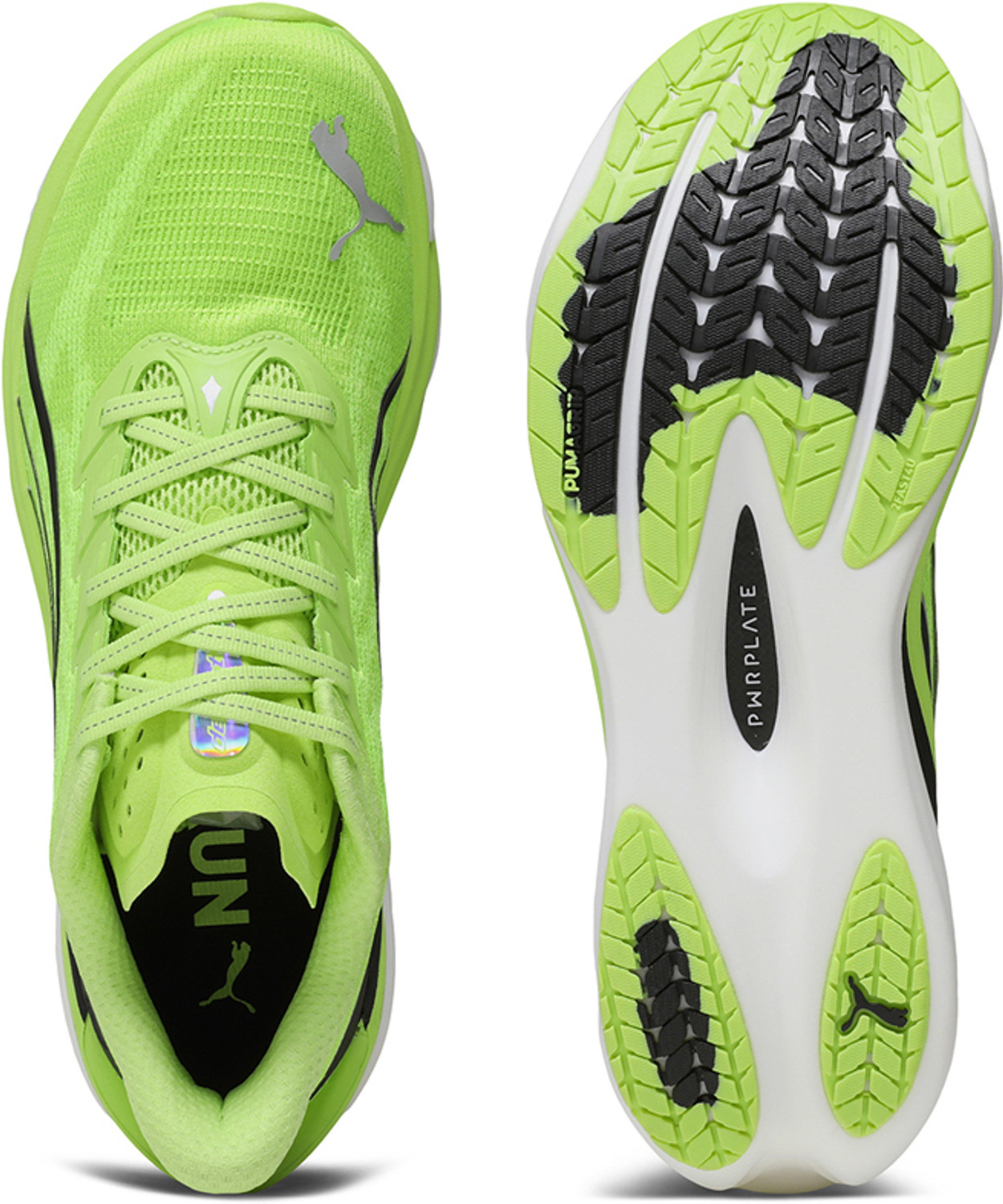 Image of PUMA Deviate NITRO 4 Running Shoes For Men (Green, 9)
