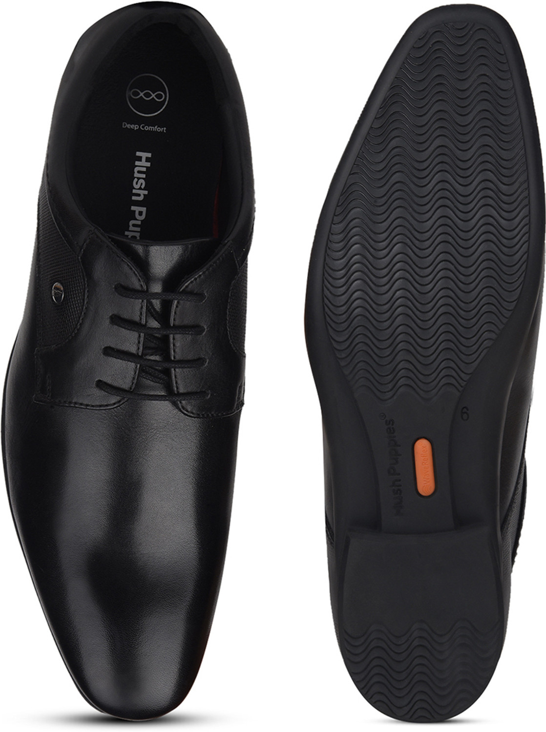Image of HUSH PUPPIES Hush Puppies Men's Derby Shoes | Classic & Stylish Lace-Up Formal Shoes Derby For Men