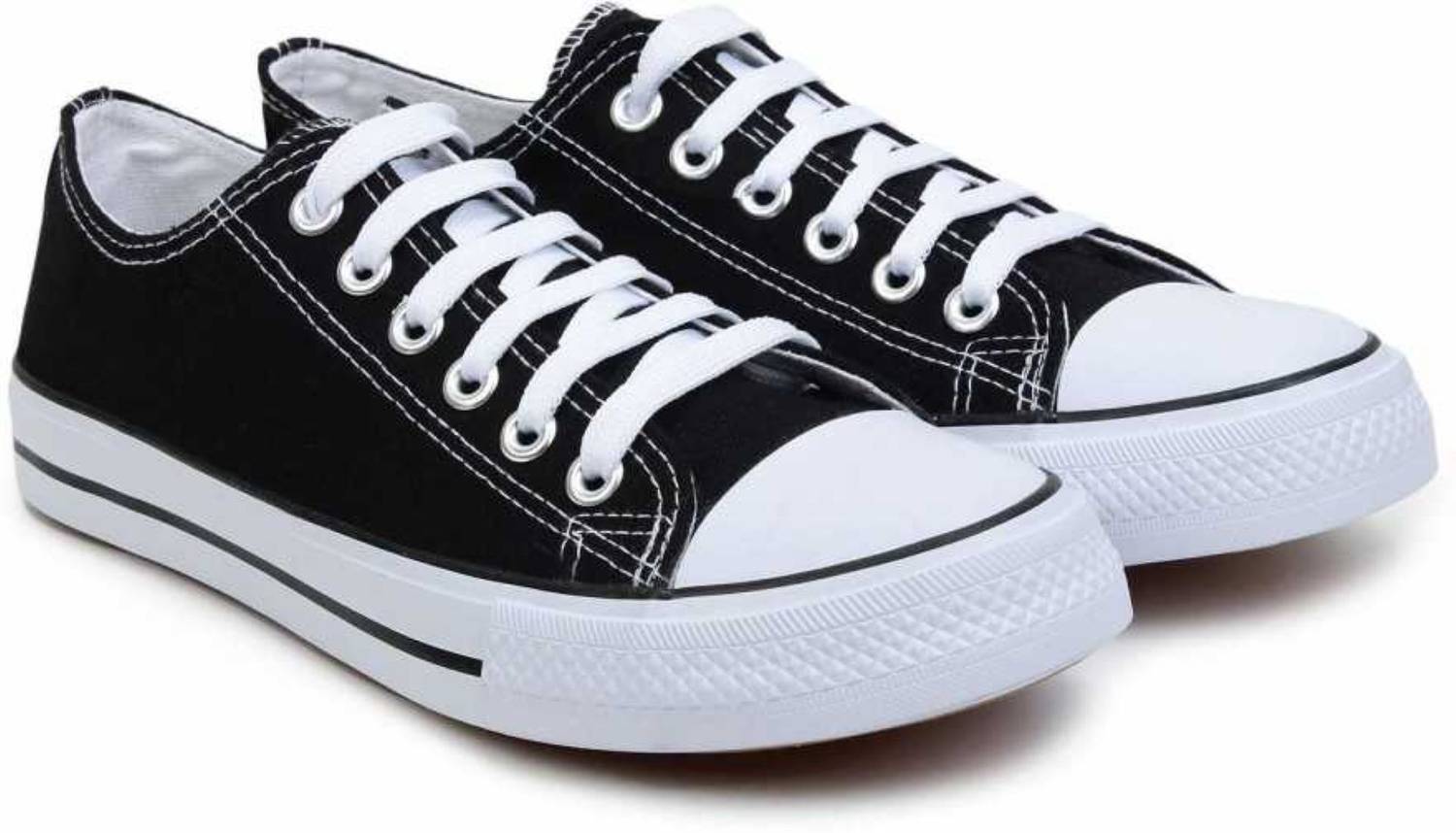 City Soles Canvas Shoes for Men Black