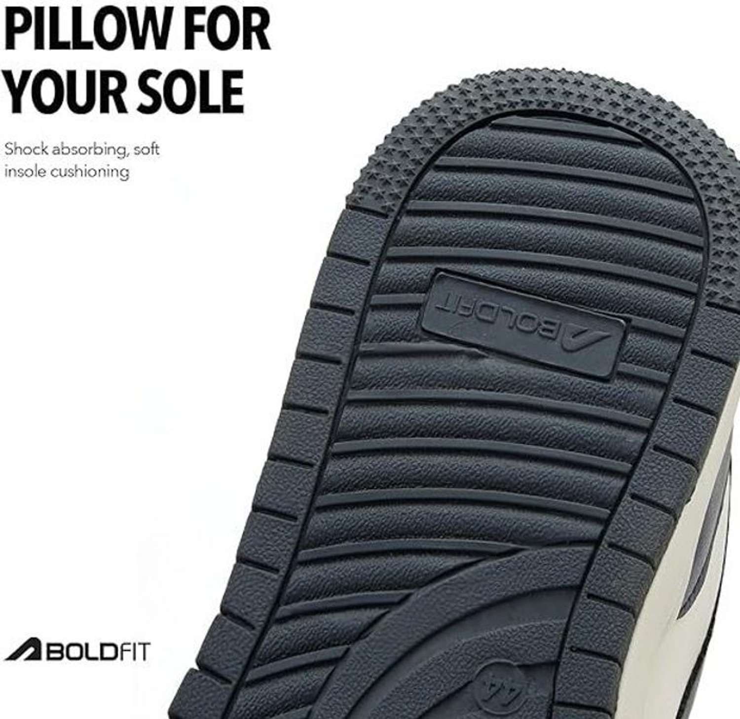 Image of BOLDFIT Men Stylish Casual Sneakers with Cushioned Insole & Durable Grip Sneakers For Men