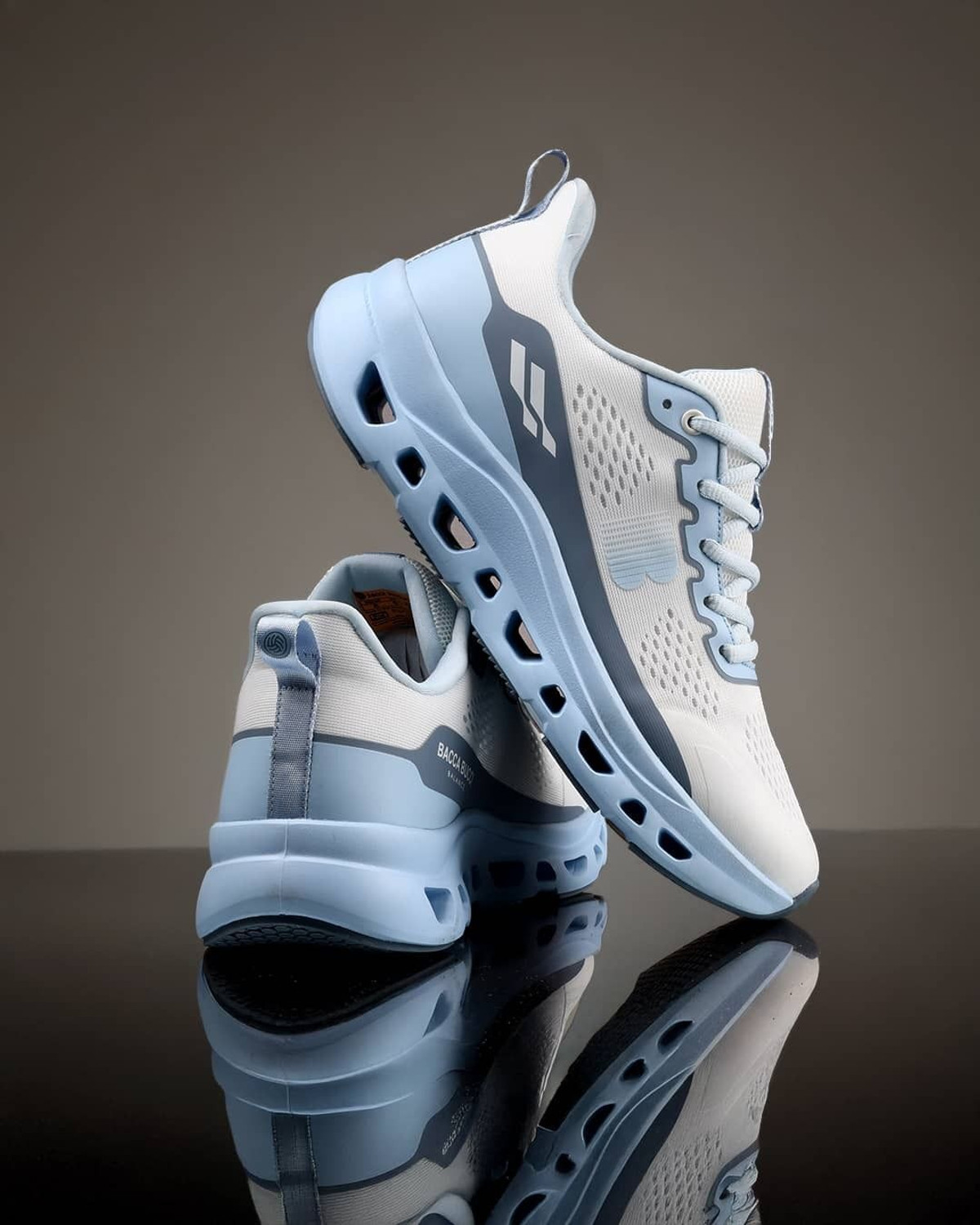 Image of bacca bucci BALANCE Ultra-Light Jacquard Sneakers For Men