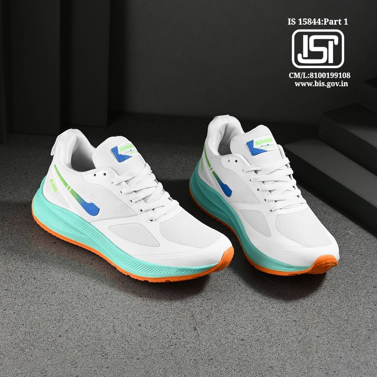 Birde Walking Shoes For Men White - Image 1